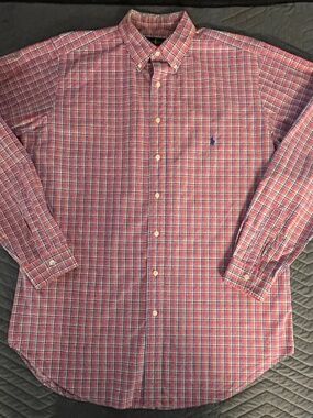 Ralph Lauren Men’s Big & Tall Button Down Shirt - Size LT
